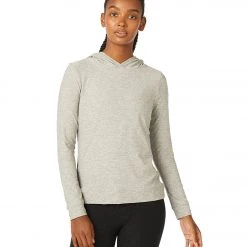 Beyond Yoga Featherweight Spacedye Day And Night Hoodie Silver Mist