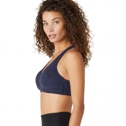 CLOTHING Beyond Yoga Spacedye Lift Your Spirits Yoga Sports Bra Nocturnal Navy