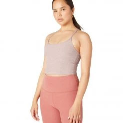 Beyond Yoga Spacedye Slim Racerback Cropped Tank Chai NEW ARRIVALS
