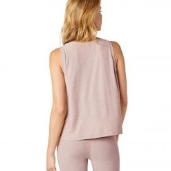 Beyond Yoga Featherweight Spacedye Balanced Muscle Yoga Tank Chai