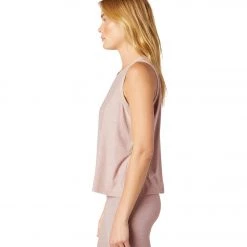 Beyond Yoga Featherweight Spacedye Balanced Muscle Yoga Tank Chai