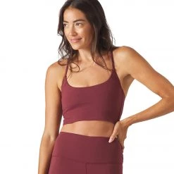CLOTHING Glyder Pure Yoga Crop Top Merlot