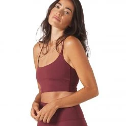 CLOTHING Glyder Pure Yoga Crop Top Merlot