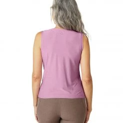 Beyond Yoga Featherweight Spacedye Front Twist Muscle Tank Orchid Haze