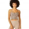 Beyond Yoga Spacedye Printed Slim Racerback Cropped Tank Chai Cocoa Brown Leopard CLOTHING 1 Beyond Yoga Spacedye Printed Slim Racerback Cropped Tank Chai Cocoa Brown Leopard CLOTHING