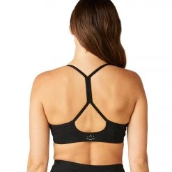 NEW ARRIVALS Beyond Yoga Spacedye Slim Racerback Yoga Sports Bra Darkest Night