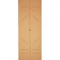 Everyday Yoga Alignment Cork Yoga Mat 72 X 26 Inch 5mm Natural Cork With Rubber