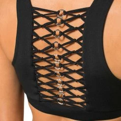 925Fit Gimme A Ring Yoga Sports Bra Black 9 925Fit Gimme A Ring Yoga Sports Bra Black