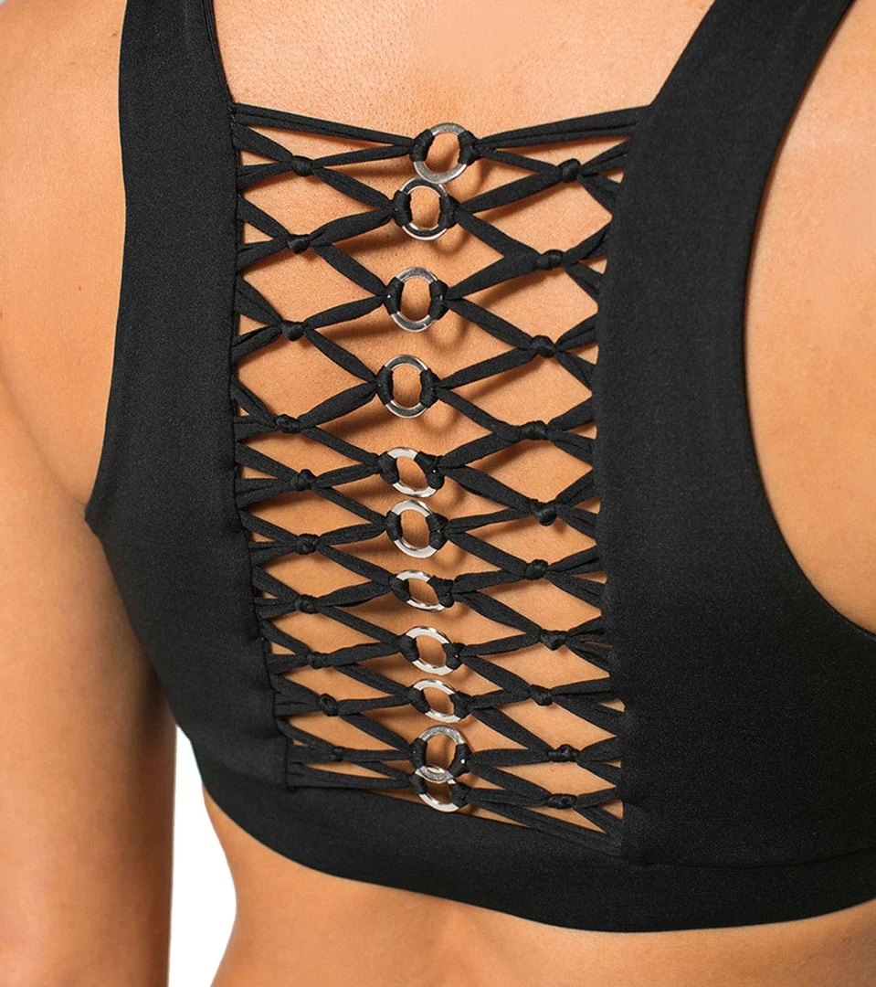 925Fit Gimme A Ring Yoga Sports Bra Black 5 925Fit Gimme A Ring Yoga Sports Bra Black