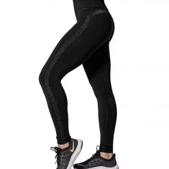 925Fit Gold Digger Reversible Yoga Leggings Gold/Black CLOTHING