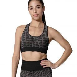 CLOTHING 925Fit Skin Deep Yoga Sports Bra Grey