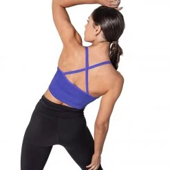 925Fit X It Yoga Sports Bra Cobalt
