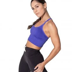 925Fit X It Yoga Sports Bra Cobalt