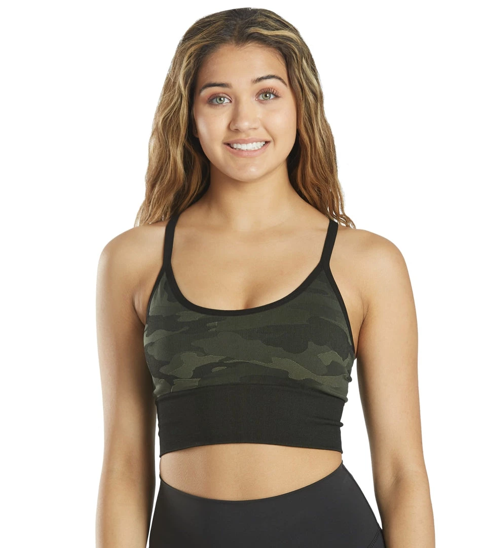 925Fit X It Yoga Sports Bra Camo Olive 3 925Fit X It Yoga Sports Bra Camo Olive