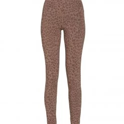 DYI Printed Signature Yoga Leggings Taupe Leopard Spots CLOTHING 9 DYI Printed Signature Yoga Leggings Taupe Leopard Spots CLOTHING