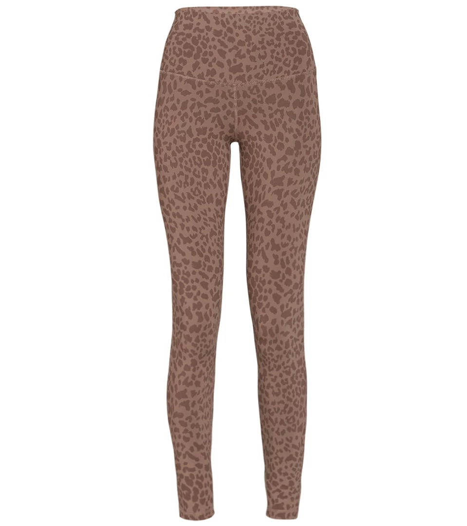 DYI Printed Signature Yoga Leggings Taupe Leopard Spots CLOTHING 6 DYI Printed Signature Yoga Leggings Taupe Leopard Spots CLOTHING