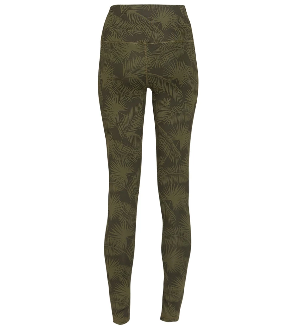 DYI Printed Signature Yoga Leggings Stem Swirl Moss CLOTHING 4 DYI Printed Signature Yoga Leggings Stem Swirl Moss CLOTHING