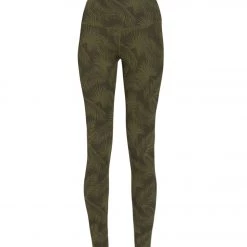 DYI Printed Signature Yoga Leggings Stem Swirl Moss CLOTHING 9 DYI Printed Signature Yoga Leggings Stem Swirl Moss CLOTHING