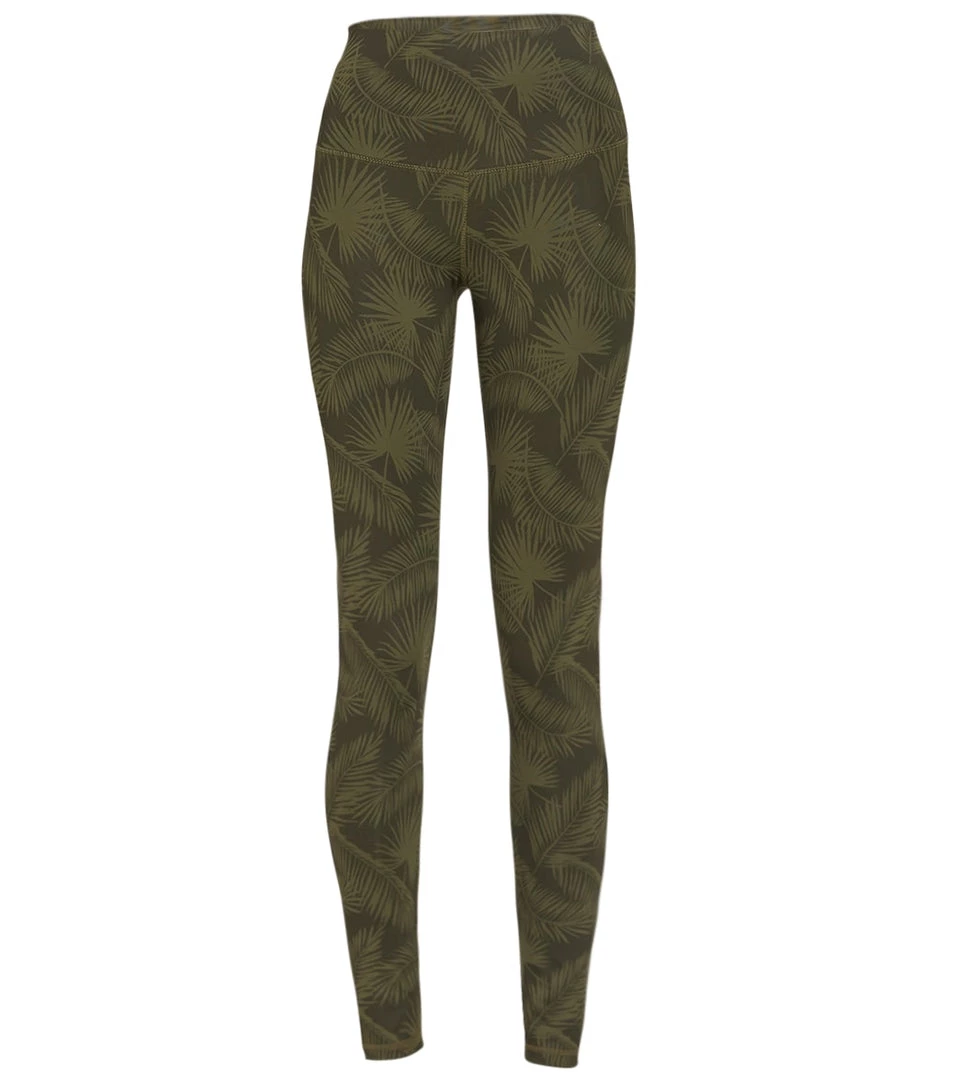 DYI Printed Signature Yoga Leggings Stem Swirl Moss CLOTHING 6 DYI Printed Signature Yoga Leggings Stem Swirl Moss CLOTHING