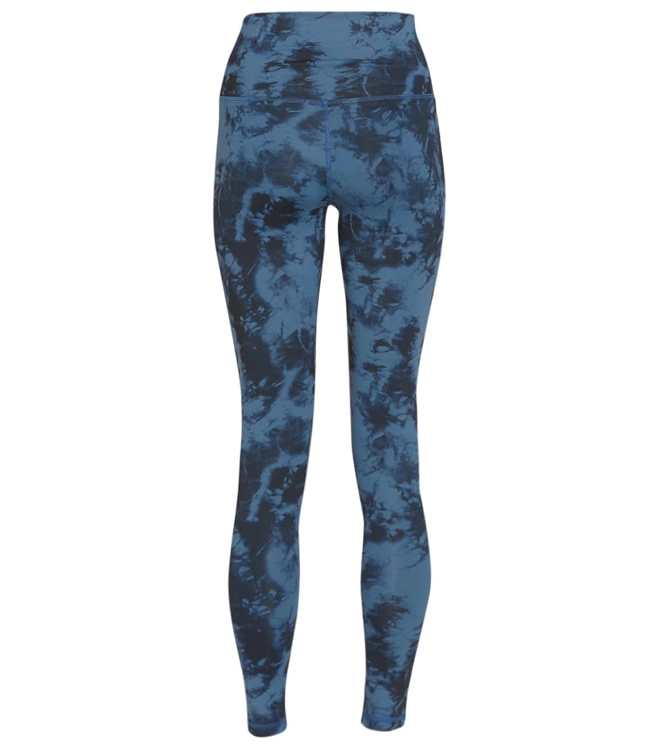 CLOTHING DYI Printed Signature Yoga Leggings Chambray Tie Dye 4 CLOTHING DYI Printed Signature Yoga Leggings Chambray Tie Dye