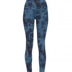 CLOTHING DYI Printed Signature Yoga Leggings Chambray Tie Dye 9 CLOTHING DYI Printed Signature Yoga Leggings Chambray Tie Dye