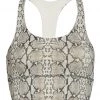 CLOTHING DYI Elevate Printed Racer Sports Bra Python