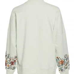 DYI Mock Sweatshirt Pale Aqua