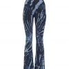 Hard Tail Rolldown Bootleg Flare Pant Dark Blue
