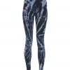 CLOTHING Hard Tail High Waisted Cotton Ankle Yoga Leggings Dark Blue