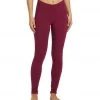 Hard Tail High Waisted Cotton Ankle Yoga Leggings Boysenberry