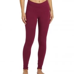 Hard Tail High Waisted Cotton Ankle Yoga Leggings Boysenberry