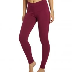 Hard Tail High Waisted Cotton Ankle Yoga Leggings Boysenberry
