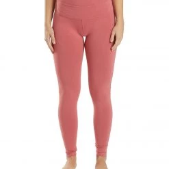 CLOTHING Hard Tail High Waisted Cotton Ankle Yoga Leggings Guava