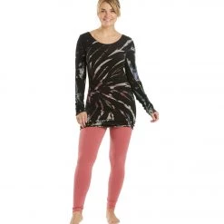 CLOTHING Hard Tail High Waisted Cotton Ankle Yoga Leggings Guava