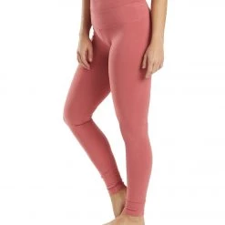 CLOTHING Hard Tail High Waisted Cotton Ankle Yoga Leggings Guava