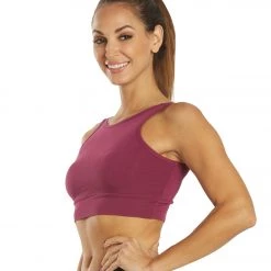 Hard Tail Midi Yoga Sports Bra Boysenberry