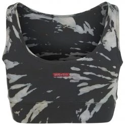 Hard Tail Midi Yoga Sports Bra Berry Black Tie Dye CLOTHING