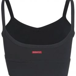 Hard Tail Low Back V Yoga Sports Bra Black