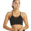 CLOTHING Hard Tail Lattice Yoga Bra Top Black