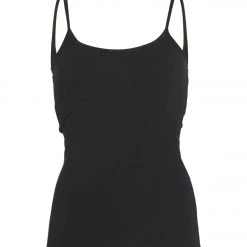 CLOTHING Hard Tail Scoop Back Yoga Tank Black