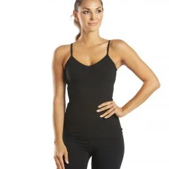 Hard Tail Shirred Yoga Tank