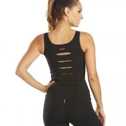 Hard Tail Back Slash Yoga Tank Black CLOTHING 11 Hard Tail Back Slash Yoga Tank Black CLOTHING