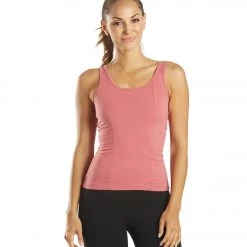 Hard Tail Back Slash Yoga Tank Guava CLOTHING