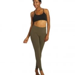 CLOTHING Hard Tail Cargo Pocket High Rise Yoga Leggings Olive