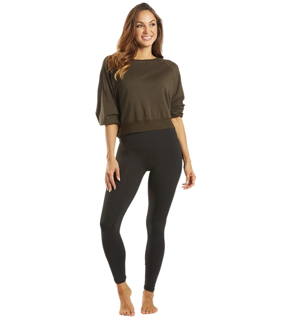 Hard Tail Crop Sweatshirt Olive CLOTHING 6 Hard Tail Crop Sweatshirt Olive CLOTHING