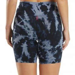 Hard Tail Flat Waist Biker Shorts Dark Blue