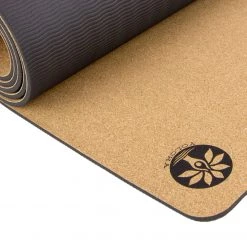 YOGA MATS & PROPS Yoloha Aura Cork Yoga Mat 72" Plain
