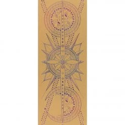 Yoloha Travel Artist Cork Yoga Mat 72" Encompass