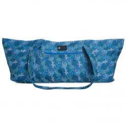 Aurorae Bags Yoga Mat Tote Blue Floral ACCESSORIES