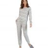 NYTT Cookie Pullover White/Grey Stripe